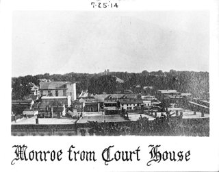 Monroe from Court House, July 25, 1914.